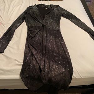 Large black formal dress